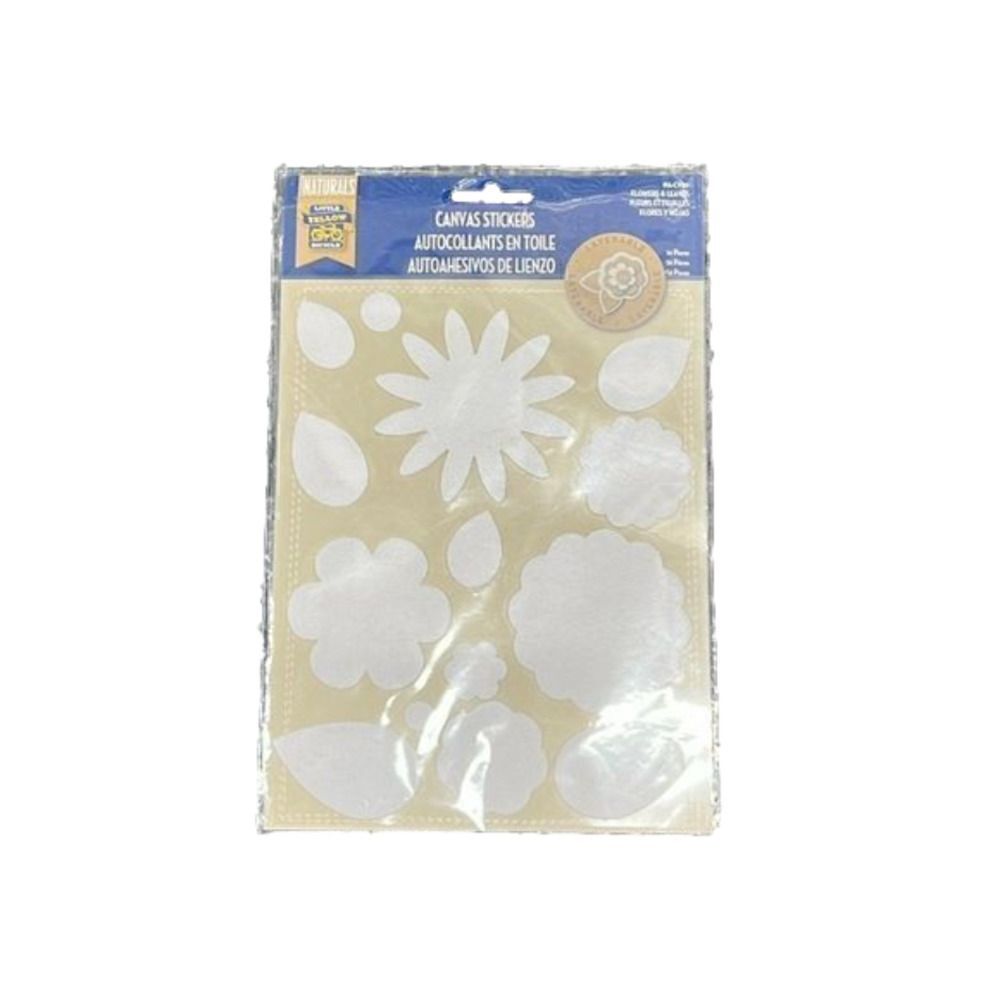 Layerable Flowers & Leaves Canvas Stickers-Package 14, Arts & Crafts